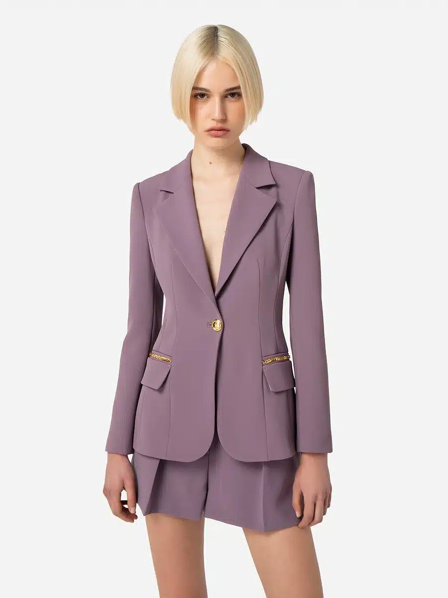 Siempre Elisabetta Franchi Woman jasje crepe autumn 2023 