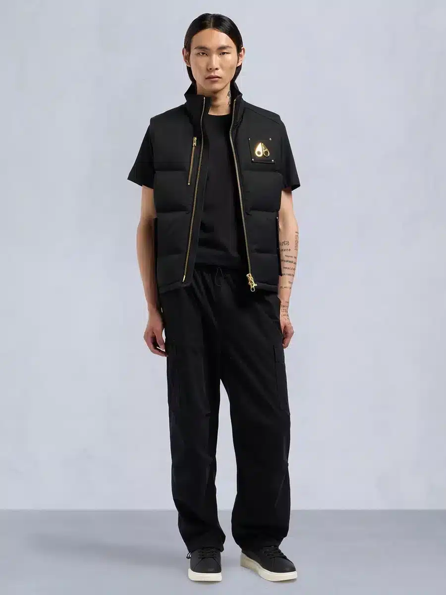 Siempre Men Moose Knuckles Westmount vest black Herfst 2024 