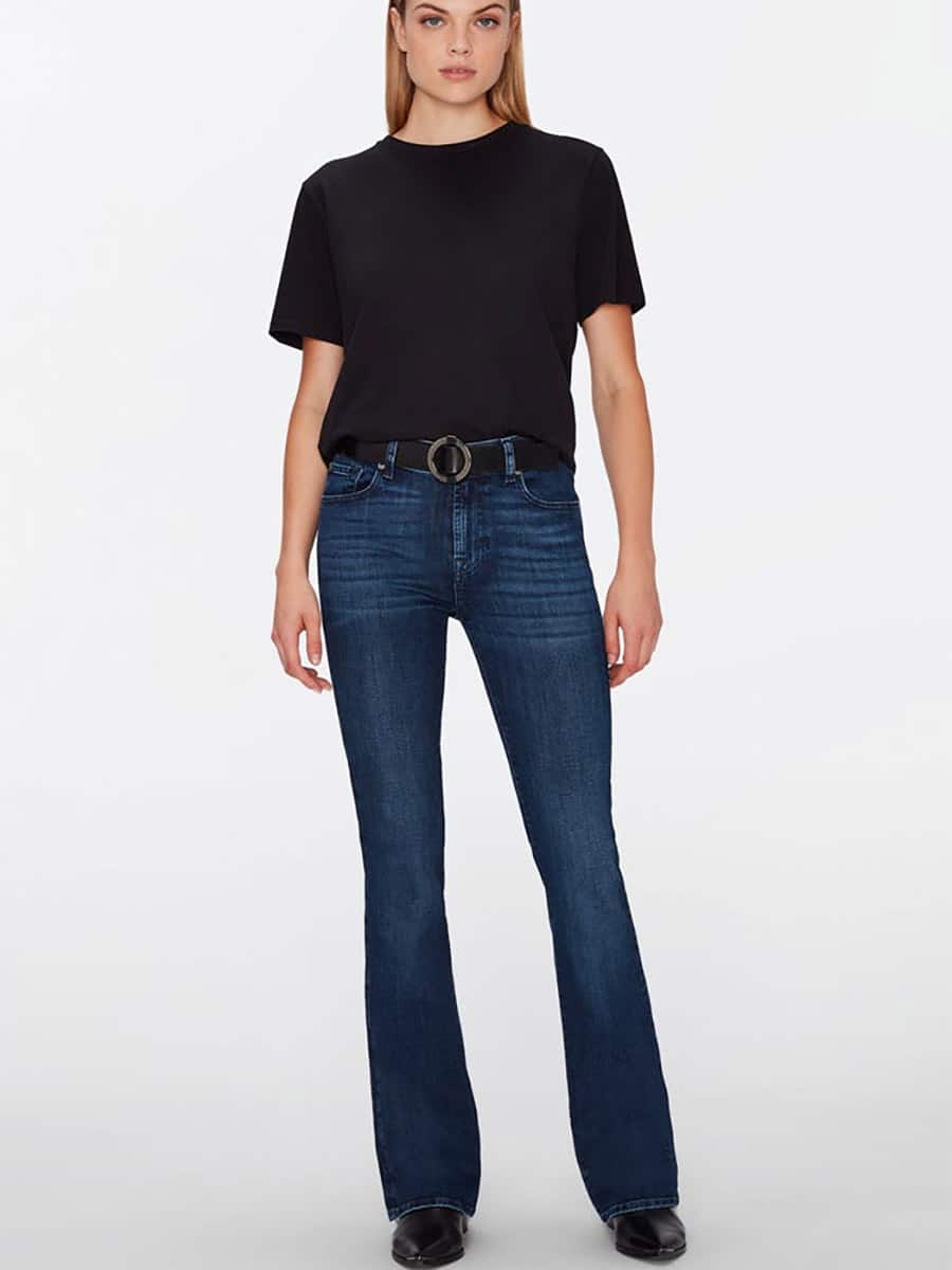 siempre dames 7 for all mankind jeans bootcut soho dark spring 2023 