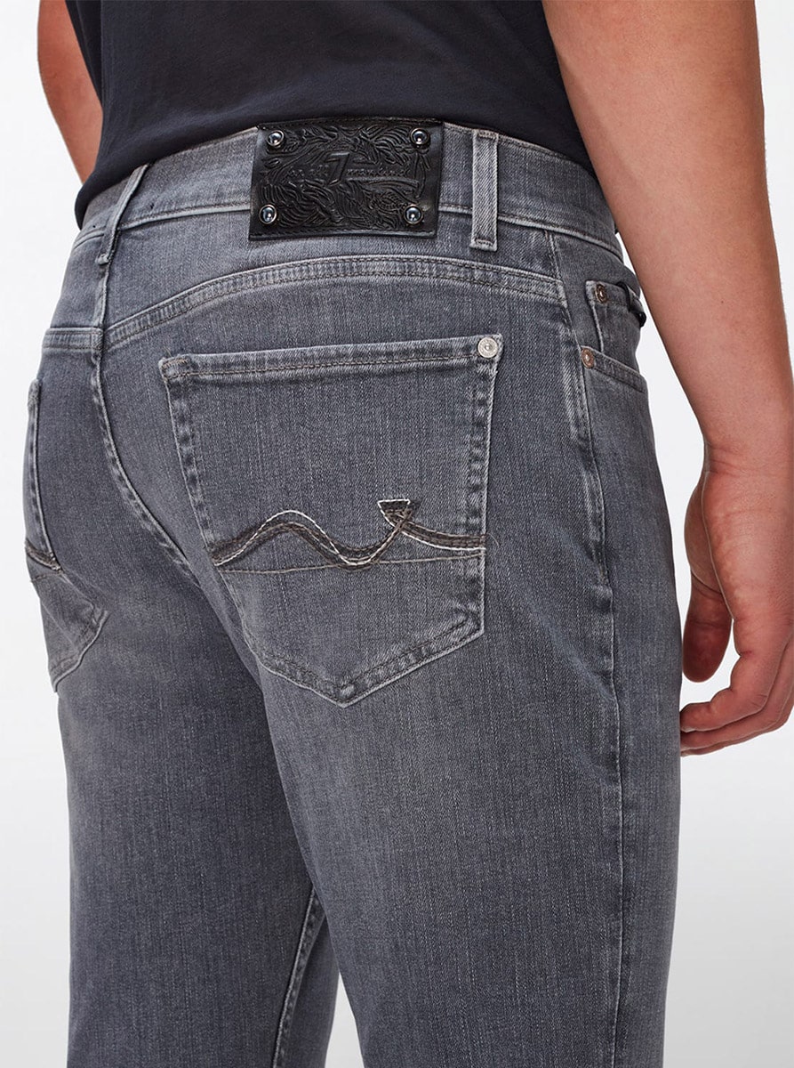 Siempre heren 7 for all mankind jeans paxty grijs spring 2023 