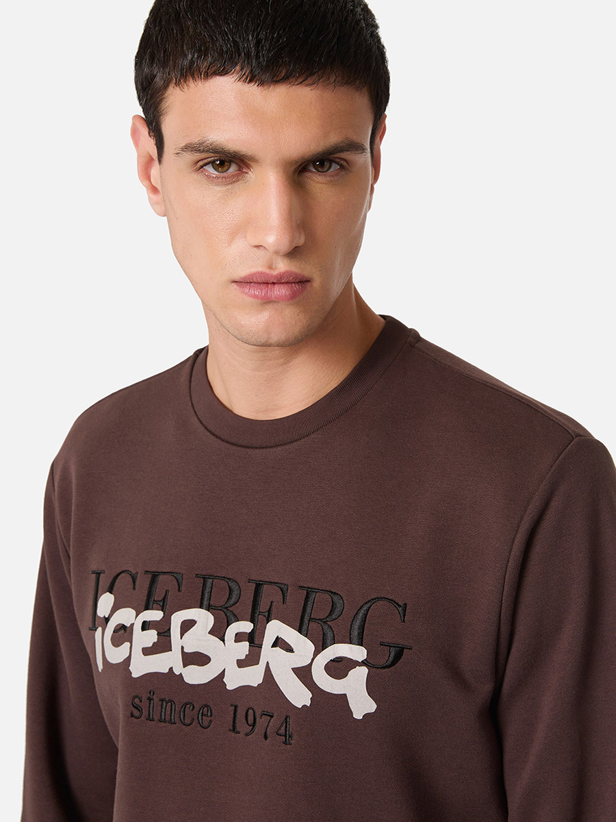 siempre heren iceberg bruine sweater spring 2023 