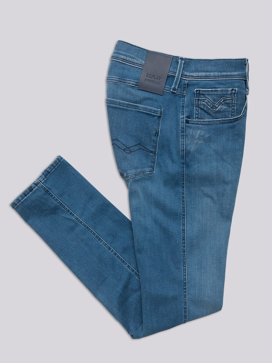  siempre heren replay jeans slim fit anbass blue spring 2023 